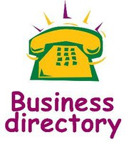 clipart of phone with text "business directory"