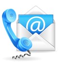 clipart of phone and email