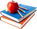 Education   books and apple