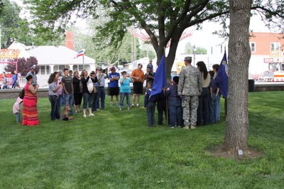 Jubilee 2013 (2) flag ceremony