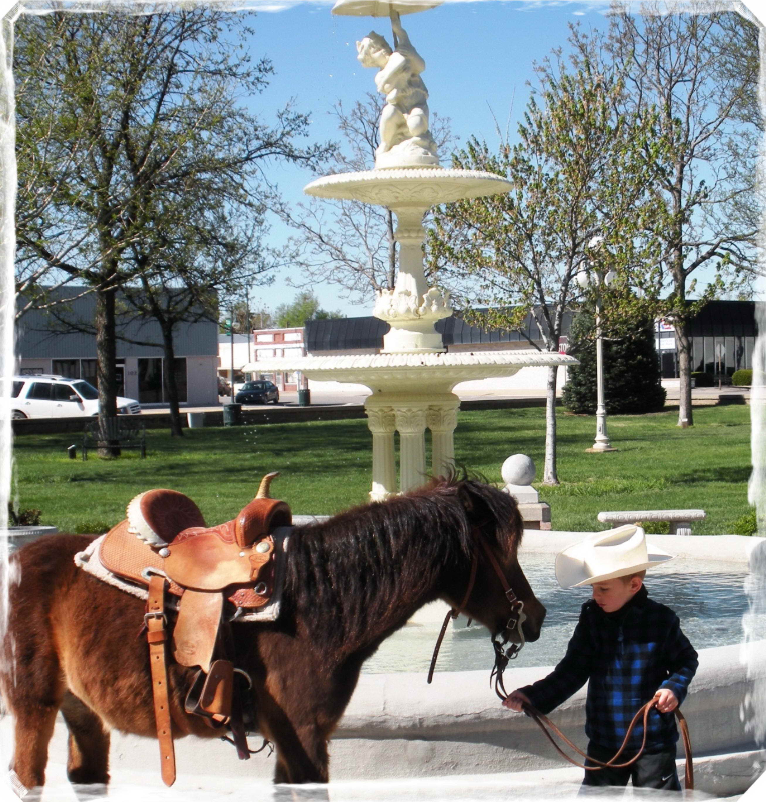 Fountain donated by the Hesterians