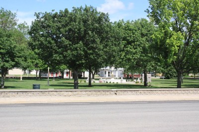 City Park walled within Square