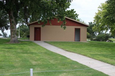 Shelterhouse with restrooms